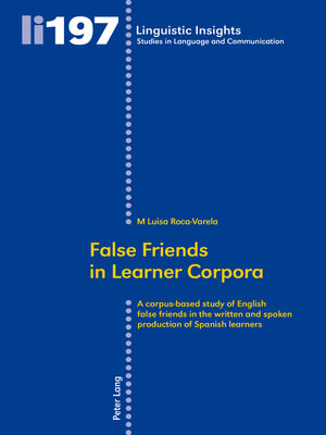 cover image of False Friends in Learner Corpora
